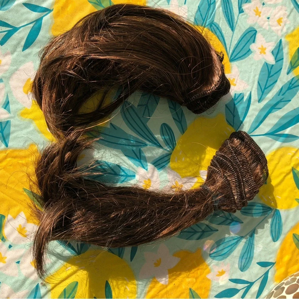 3 hair extensions Brown